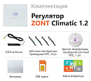 ZONT Climatic 1.2 Погодозависимый автоматический GSM / Wi-Fi регулятор (1 ГВС + 2 прямых/смесительных) с доставкой в Красноярск